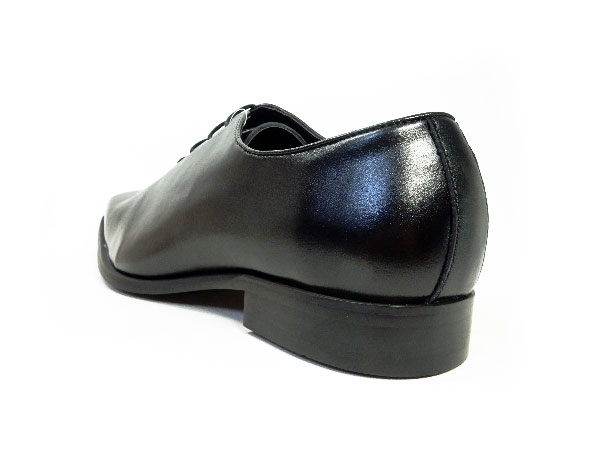 GERODI 本革 ホールカット（ワンピース）ビジネスシューズ 黒 ワイズ 3E（EEE）28cm（28.0cm）、28.5cm、29cm（29.0cm）【大きいサイズ（ビッグサイズ）メンズ 革靴・紳士靴】