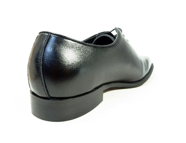 GERODI 本革 ホールカット（ワンピース）ビジネスシューズ 黒 ワイズ 3E（EEE）28cm（28.0cm）、28.5cm、29cm（29.0cm）【大きいサイズ（ビッグサイズ）メンズ 革靴・紳士靴】