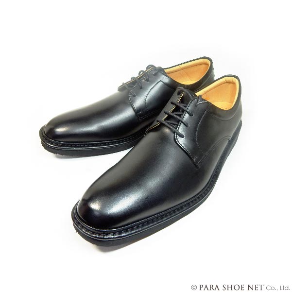 Rinescante Valentiano 本革 プレーントゥ 軽量ビジネスシューズ ワイズ4E（EEEE） 黒 27.5cm 28cm（28.0cm）29cm（29.0cm）30cm（30.0cm） 【大きいサイズ 革靴・紳士靴】(5303k-blk)