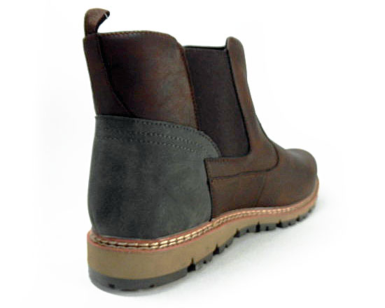 Dect サイドゴアブーツ（防水・防滑ソール）ダークブラウン ワイズ3E（EEE）28cm（28.0cm）、29cm（29.0cm）【大きいサイズ（ビッグサイズ）メンズ カジュアルシューズ 紳士靴】