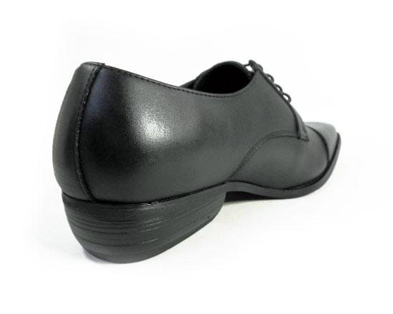 Gixxay 本革 ストレートチップ ビジネスシューズ アンティークブラック（黒）ワイズ3E（EEE）28cm（28.0cm）、29cm（29.0cm）【大きいサイズ（ビッグサイズ）メンズ革靴・紳士靴】（2855-blk）