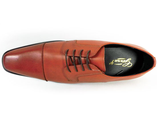 Gixxay 本革 ストレートチップ ビジネスシューズ アンティークブラウン（茶色）ワイズ3E（EEE）28cm（28.0cm）、29cm（29.0cm）【大きいサイズ（ビッグサイズ）メンズ革靴・紳士靴】（2855-br）