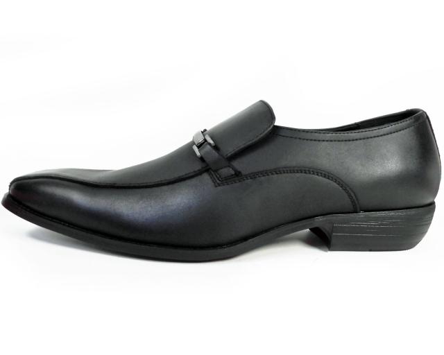 Gixxay 本革 ビットローファー ビジネスシューズ アンティークブラック（黒）ワイズ3E（EEE）28cm（28.0cm）、29cm（29.0cm）【大きいサイズ（ビッグサイズ）メンズ革靴・紳士靴】（2856-blk）