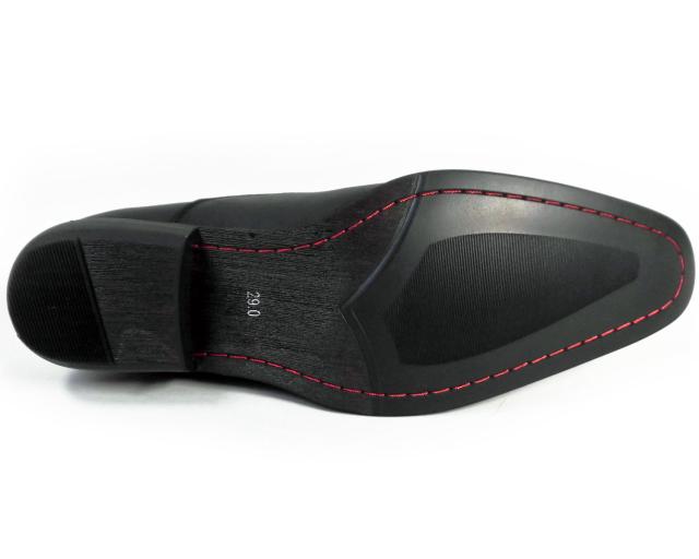 Gixxay 本革 ビットローファー ビジネスシューズ アンティークブラック（黒）ワイズ3E（EEE）28cm（28.0cm）、29cm（29.0cm）【大きいサイズ（ビッグサイズ）メンズ革靴・紳士靴】（2856-blk）