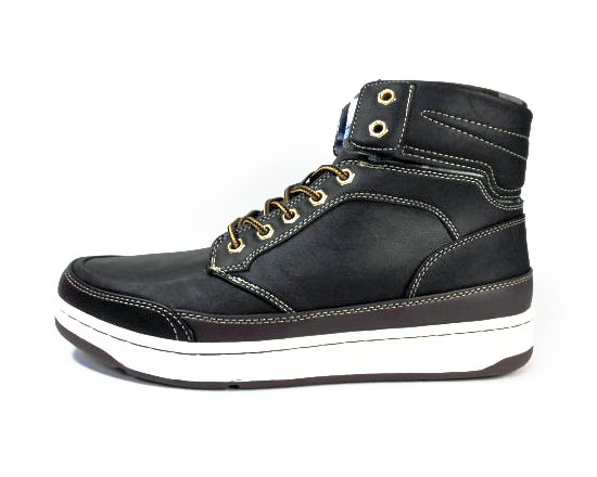 LiBERTO（EDWIN）レースアップブーツ 防水・防滑ソール 黒（ブラック）ワイズ3E（EEE）28cm（28.0cm）、29cm（29.0cm）【大きいサイズ（ビッグサイズ）メンズ カジュアルシューズ 紳士靴】