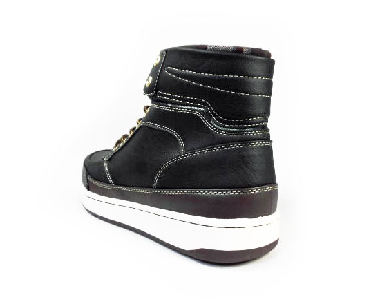 LiBERTO（EDWIN）レースアップブーツ 防水・防滑ソール 黒（ブラック）ワイズ3E（EEE）28cm（28.0cm）、29cm（29.0cm）【大きいサイズ（ビッグサイズ）メンズ カジュアルシューズ 紳士靴】