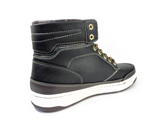 LiBERTO（EDWIN）レースアップブーツ 防水・防滑ソール 黒（ブラック）ワイズ3E（EEE）28cm（28.0cm）、29cm（29.0cm）【大きいサイズ（ビッグサイズ）メンズ カジュアルシューズ 紳士靴】