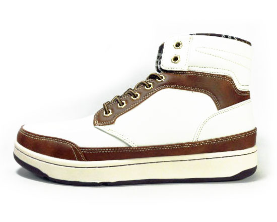 LiBERTO（EDWIN）ハイカットスニーカー（防水・防滑ソール）ホワイト（白）ワイズ3E（EEE）28cm（28.0cm）、29cm（29.0cm）【大きいサイズ（ビッグサイズ）メンズ カジュアルシューズ 紳士靴】