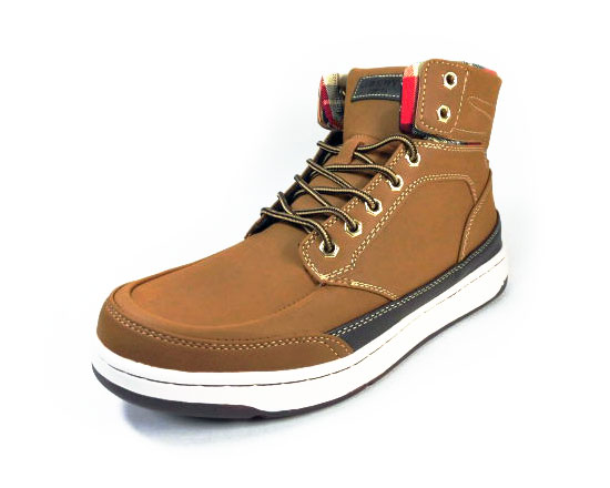 LiBERTO（EDWIN）レースアップブーツ 防水・防滑ソール イエロー（キャメル）ワイズ3E（EEE）28cm（28.0cm）、29cm（29.0cm）【大きいサイズ（ビッグサイズ）メンズ カジュアルシューズ 紳士靴】