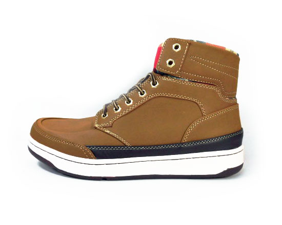 LiBERTO（EDWIN）レースアップブーツ 防水・防滑ソール イエロー（キャメル）ワイズ3E（EEE）28cm（28.0cm）、29cm（29.0cm）【大きいサイズ（ビッグサイズ）メンズ カジュアルシューズ 紳士靴】