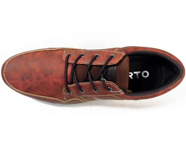 LiBERTO（EDWIN）レザースニーカー（4cm防水・防滑ソール）カジュアルシューズ キャメル ワイズ3E（EEE）28cm（28.0cm）、29cm（29.0cm）【大きいサイズ（ビッグサイズ）メンズ 紳士靴】
