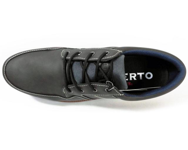 LiBERTO（EDWIN）レザースニーカー（4cm防水・防滑ソール）カジュアルシューズ グレー ワイズ3E（EEE）28cm（28.0cm）、29cm（29.0cm）【大きいサイズ（ビッグサイズ）メンズ 紳士靴】