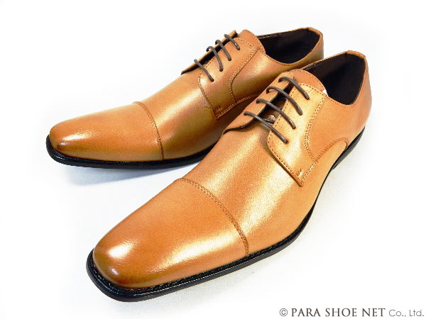 SABLINA VALENTINO（DECT）外羽根ストレートチップ ビジネスシューズ タン（キャメル）ワイズ3E（EEE） 28cm（28.0cm）、29cm（29.0cm）【大きいサイズ（ビッグサイズ）メンズ紳士靴】