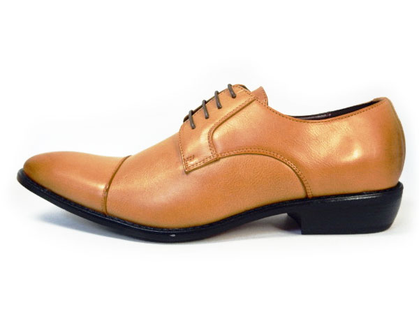 SABLINA VALENTINO（DECT）外羽根ストレートチップ ビジネスシューズ タン（キャメル）ワイズ3E（EEE） 28cm（28.0cm）、29cm（29.0cm）【大きいサイズ（ビッグサイズ）メンズ紳士靴】