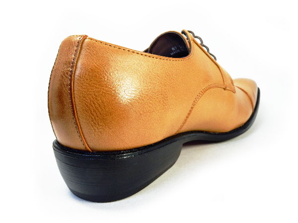 SABLINA VALENTINO（DECT）外羽根ストレートチップ ビジネスシューズ タン（キャメル）ワイズ3E（EEE） 28cm（28.0cm）、29cm（29.0cm）【大きいサイズ（ビッグサイズ）メンズ紳士靴】