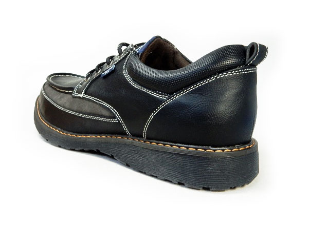 ALPHA CUBIC jeans Uモカ カジュアルシューズ ブラック（黒）ワイズ3E（EEE）28cm（28.0cm）、29cm（29.0cm）、30cm（30.0cm）【大きいサイズ（ビッグサイズ）メンズ紳士靴】(ACJ0410-BLK)