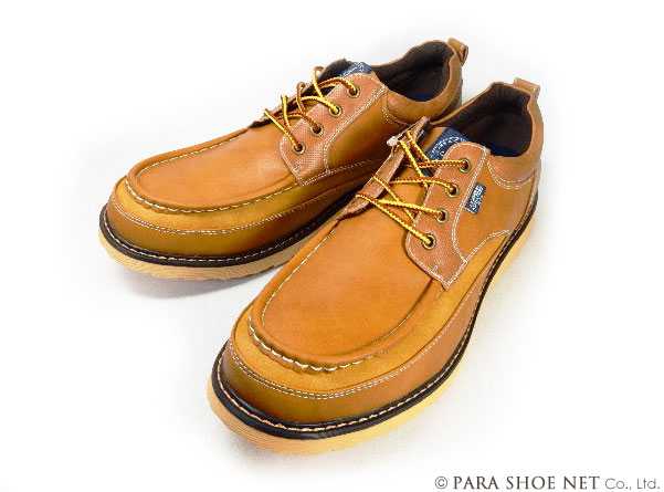 ALPHA CUBIC jeans Uモカ カジュアルシューズ ブラウン（茶色）ワイズ3E（EEE）28cm（28.0cm）、29cm（29.0cm）、30cm（30.0cm）【大きいサイズ（ビッグサイズ）メンズ紳士靴】(ACJ0410-BRN)