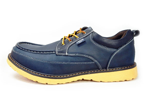 ALPHA CUBIC jeans Uモカ カジュアルシューズ ネイビー（紺色）ワイズ3E（EEE）28cm（28.0cm）、29cm（29.0cm）、30cm（30.0cm）【大きいサイズ（ビッグサイズ）メンズ紳士靴】(ACJ0410-NV)