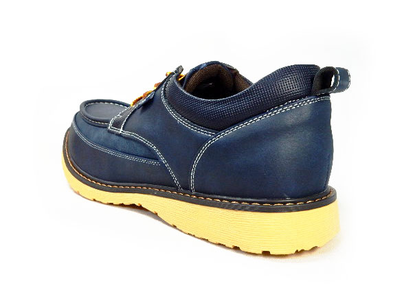 ALPHA CUBIC jeans Uモカ カジュアルシューズ ネイビー（紺色）ワイズ3E（EEE）28cm（28.0cm）、29cm（29.0cm）、30cm（30.0cm）【大きいサイズ（ビッグサイズ）メンズ紳士靴】(ACJ0410-NV)