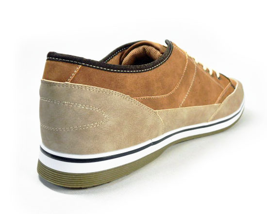 AMERICANINO（EDWIN）レザースニーカー カジュアルシューズ アンティークブラウン（茶色）ワイズ3E（EEE）28cm（28.0cm）、29cm（29.0cm）、30cm（30.0cm）【大きいサイズ（ビッグサイズ）メンズ紳士靴】