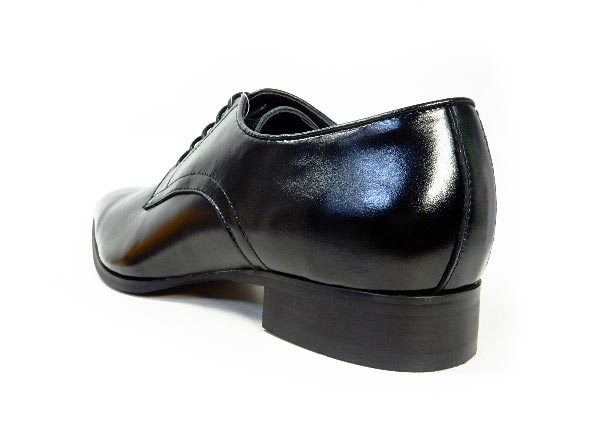 GERODI 本革 プレーントゥ ビジネスシューズ 黒 ワイズ 3E（EEE）28cm（28.0cm）、28.5cm、29cm（29.0cm）【大きいサイズ（ビッグサイズ）メンズ 革靴・紳士靴】