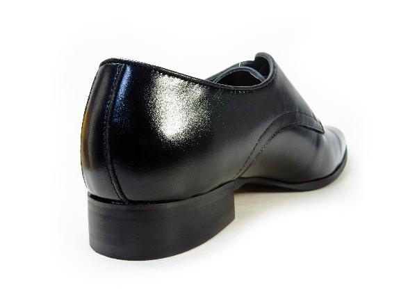 GERODI 本革 プレーントゥ ビジネスシューズ 黒 ワイズ 3E（EEE）28cm（28.0cm）、28.5cm、29cm（29.0cm）【大きいサイズ（ビッグサイズ）メンズ 革靴・紳士靴】