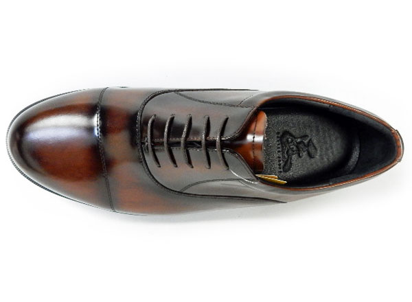 匠（TAKASHI）本革 内羽根ストレートチップ ビジネスシューズ 幅広Gワイズ（6E/EEEEEE）ダークブラウン［メンズ革靴・紳士靴・大きいサイズ（ビッグサイズ） 27.5cm、28cm、28.5cm、29cm、30cm あり］ (PTT23G-DBR)