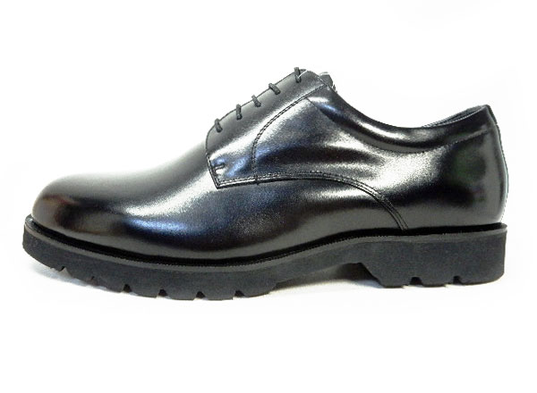 匠（TAKASHI）本革 プレーントゥ ビジネスシューズ 幅広甲高Gワイズ（6E/EEEEEE）黒［メンズ革靴・紳士靴・大きいサイズ（ビッグサイズ） 27.5cm、28cm、28.5cm、29cm、30cm あり］ (PTT24S-BLK)