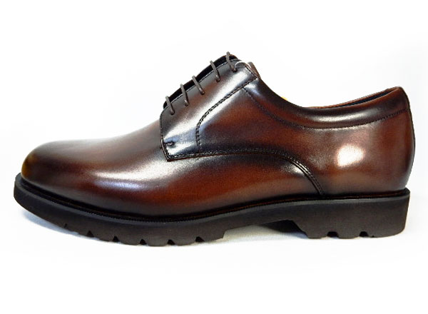 匠（TAKASHI）本革 プレーントゥ ビジネスシューズ 幅広Gワイズ（6E/EEEEEE）ダークブラウン［メンズ革靴・紳士靴・大きいサイズ（ビッグサイズ） 27.5cm、28cm、28.5cm、29cm、30cm あり］(PTT24S-DBR)