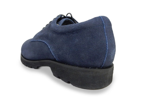 匠（TAKASHI）本革スエード プレーントゥ ビジネスカジュアルシューズ 幅広甲高Gワイズ（6E/EEEEEE）ネイビー［メンズ革靴・紳士靴・大きいサイズ（ビッグサイズ） 27.5cm、28cm、28.5cm、29cm、30cm あり］(PTT24V-NV)