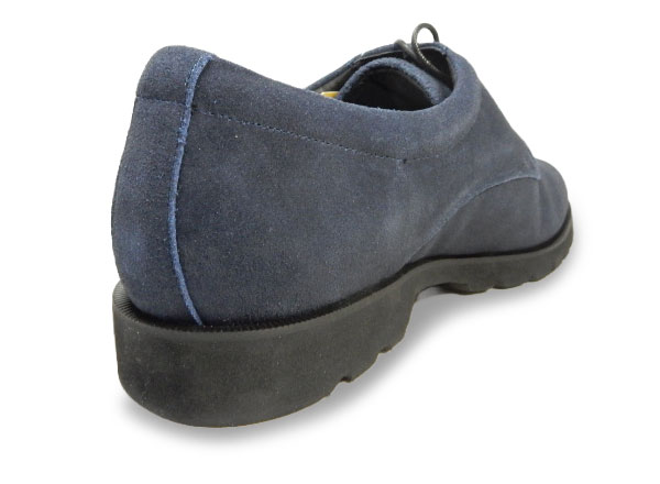 匠（TAKASHI）本革スエード プレーントゥ ビジネスカジュアルシューズ 幅広甲高Gワイズ（6E/EEEEEE）ネイビー［メンズ革靴・紳士靴・大きいサイズ（ビッグサイズ） 27.5cm、28cm、28.5cm、29cm、30cm あり］(PTT24V-NV)