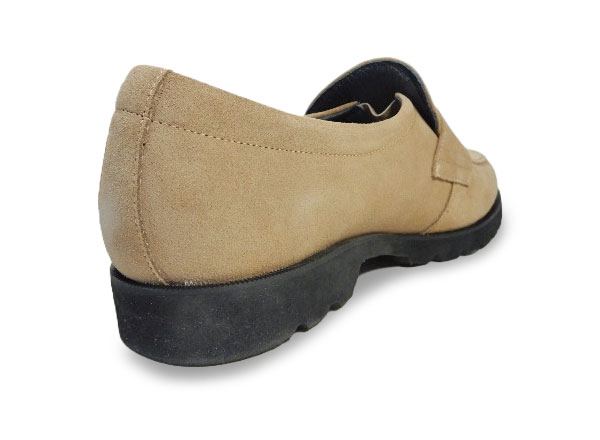 匠（TAKASHI）本革スエード ローファー ビジネスカジュアルシューズ 幅広甲高Gワイズ（6E/EEEEEE）ベージュ［メンズ革靴・紳士靴・大きいサイズ（ビッグサイズ） 27.5cm、28cm、28.5cm、29cm、30cm あり］(PTT25V-BG)