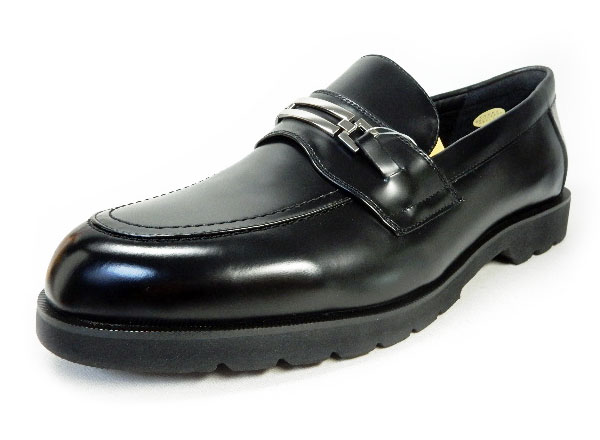 匠（TAKASHI）本革 ビットローファー ビジネスシューズ 幅広甲高Gワイズ（6E/EEEEEE）黒［メンズ革靴・紳士靴・大きいサイズ（ビッグサイズ） 27.5cm、28cm、28.5cm、29cm、30cm あり］ (PTT27G-BLK)