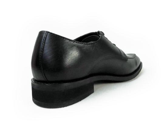 PARASHOE 本革 Uチップ ビジネスシューズ 黒（ブラック）ワイズ（足幅）3E（EEE）22cm（22.0cm）、22.5cm、23cm（23.0cm）、23.5cm、24cm（24.0cm） 【小さいサイズ（スモールサイズ）革靴・紳士靴】