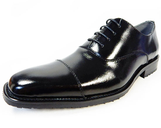 PARASHOE 本革 内羽根ストレートチップ（キャップトゥ）防滑ビジネスシューズ 黒 ワイズ3E（EEE）23cm（23.0cm）、23.5cm、24cm（24.0cm）【小さいサイズ（スモールサイズ）革靴・紳士靴】（ps16101-blK）