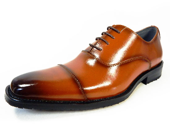 PARASHOE 本革 内羽根ストレートチップ 防滑ビジネスシューズ 茶色 ワイズ3E（EEE）23cm（23.0cm）、23.5cm、24cm（24.0cm）【小さいサイズ（スモールサイズ）革靴・紳士靴】（ps16101-br）