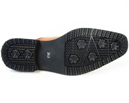 PARASHOE 本革 内羽根ストレートチップ 防滑ビジネスシューズ 茶色 ワイズ3E（EEE）23cm（23.0cm）、23.5cm、24cm（24.0cm）【小さいサイズ（スモールサイズ）革靴・紳士靴】（ps16101-br）