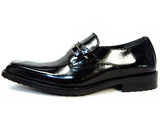 PARASHOE 本革 ビットローファー 防滑ビジネスシューズ 黒 ワイズ3E（EEE）23cm（23.0cm）、23.5cm、24cm（24.0cm）【小さいサイズ（スモールサイズ）革靴・紳士靴】（ps16102-blk）