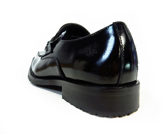 PARASHOE 本革 ビットローファー 防滑ビジネスシューズ 黒 ワイズ3E（EEE）23cm（23.0cm）、23.5cm、24cm（24.0cm）【小さいサイズ（スモールサイズ）革靴・紳士靴】（ps16102-blk）