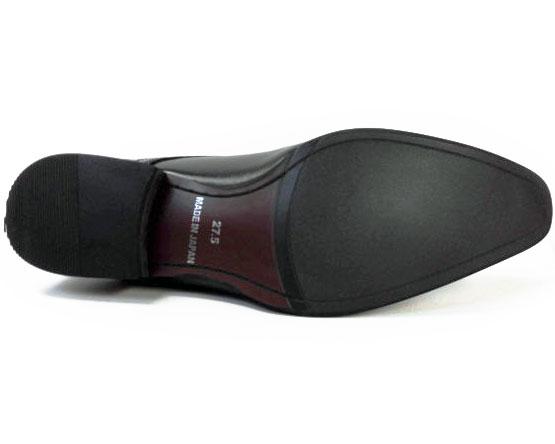 PARASHOE 本革 プレーントゥ ビジネスシューズ 黒 ワイズ（足幅）3E（EEE）27.5cm、28cm（28.0cm）、29cm（29.0cm）、30cm（30.0cm）、31cm（31.0cm）【大きいサイズ（ビッグサイズ）メンズ革靴・紳士靴】