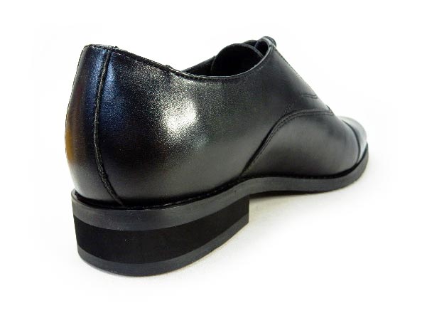 PARASHOE 本革 内羽根ストレートチップ ビジネスシューズ 黒 3E（EEE）22〜27センチ【小さいサイズ（スモールサイズ）22cm（22.0cm）、22.5cm、23cm（23.0cm）、23.5cm、24cm（24.0cm）あり／革靴・紳士靴】