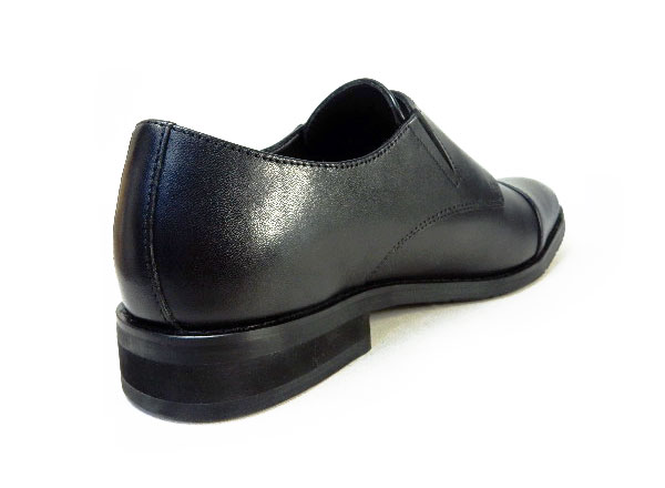 PARASHOE 本革 ダブルモンクストラップ ビジネスシューズ 黒（ブラック）ワイズ 3E（EEE）22cm（22.0cm）、22.5cm、23cm（23.0cm）、23.5cm、24cm（24.0cm） 【小さいサイズ（スモールサイズ）革靴・紳士靴】