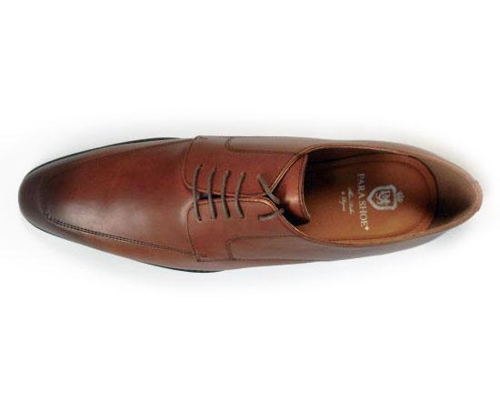 PARASHOE 本革 Uチップ ビジネスシューズ 茶色 ワイズ 4E（EEEE）27.5cm、28cm、28.5cm、29cm、29.5cm、30cm、31cm、32cm【大きいサイズ（ビッグサイズ）メンズ 革靴・紳士靴】