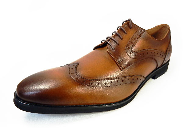 PARASHOE 本革 Uチップ ビジネスシューズ 茶色 ワイズ 4E（EEEE）27.5cm、28cm、28.5cm、29cm、29.5cm、30cm、31cm、32cm【大きいサイズ（ビッグサイズ）メンズ 革靴・紳士靴】