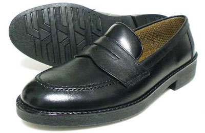 Mr.Cornell（Moonstar）本革 ローファー ビジネスシューズ 黒 22cm（22.0cm）、22.5cm、23cm（23.0cm）、23.5cm、24cm （24.0cm）［小さいサイズ（スモールサイズ）革靴・紳士靴］(2730-BLK)