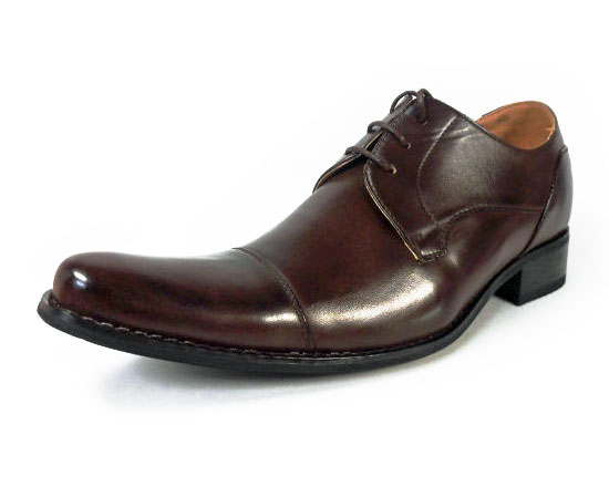 MM/one ストレートチップ シークレットヒールアップ（身長+6cmアップ）ビジネスシューズ 3E（EEE）ダークブラウン【メンズ 紳士靴／小さいサイズ 24.0cm、大きいサイズ（ビッグサイズ）27.5cm 28.0cm 有り】（H2701-DBR）