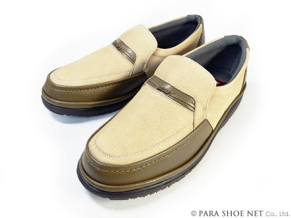 After Golf（アフターゴルフ）スエード モカスリップオン 軽量ビジネスシューズ オーク ワイズ4E（EEEE）23cm（23.0cm）、23.5cm、24cm（24.0cm）【小さいサイズ（スモールサイズ）メンズ革靴・紳士靴】(3603-OK)