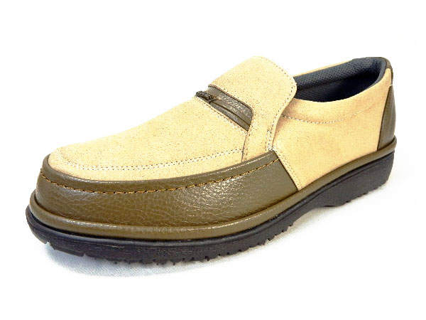 After Golf（アフターゴルフ）スエード モカスリップオン 軽量ビジネスシューズ オーク ワイズ4E（EEEE）23cm（23.0cm）、23.5cm、24cm（24.0cm）【小さいサイズ（スモールサイズ）メンズ革靴・紳士靴】(3603-OK)