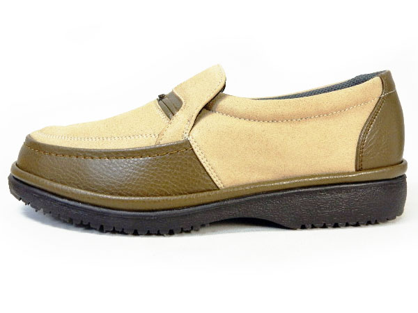 After Golf（アフターゴルフ）スエード モカスリップオン 軽量ビジネスシューズ オーク ワイズ4E（EEEE）23cm（23.0cm）、23.5cm、24cm（24.0cm）【小さいサイズ（スモールサイズ）メンズ革靴・紳士靴】(3603-OK)