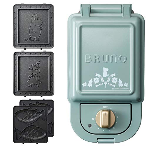 BRUNO ホットサンドメーカーシングル(ブルーグリーン) BOE050-BGRの通販は